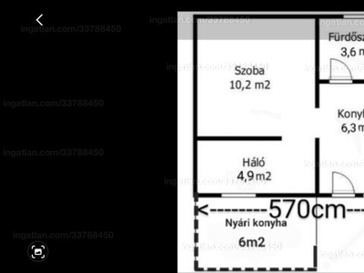 Eladó üdülőházas nyaraló - Szigetszentmárton, Kender köz