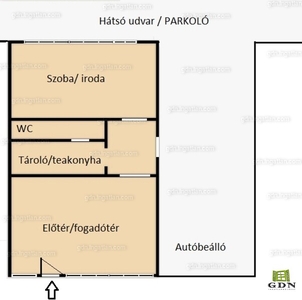 Kiadó utcai bejáratos üzlethelyiség - VI. kerület, Bajza utca