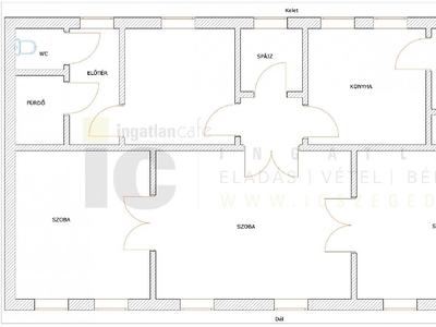 Belváros, Szeged, ingatlan, lakás, 148 m2, 86.500.000 Ft