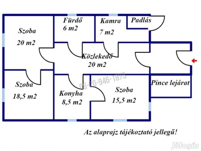 Eladó mezőgazdasági, Jászszentandrás, 4700000 Ft, 100 nm