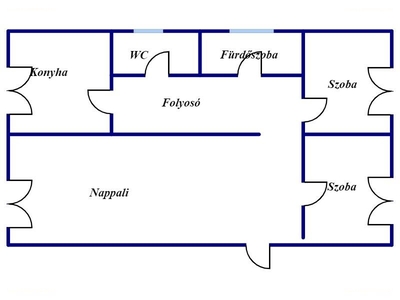 Pócspetri, ingatlan, ház, 74 m2, 10.500.000 Ft