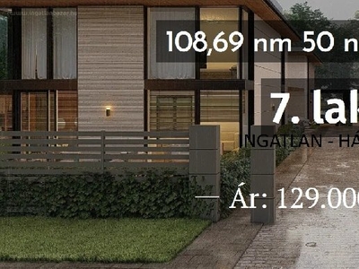 újépítésű, Balatonföldvár, ingatlan, ház, 109 m2, 129.000.000 Ft