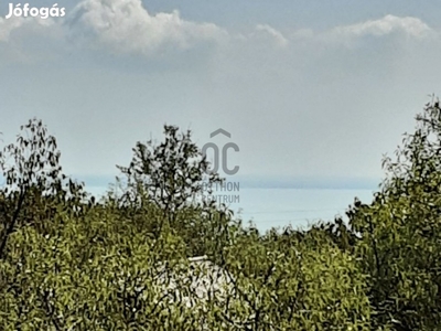 Balatonalmádi üdülőövezeti 740nm-es panorámás telek eladó!