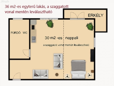 Veszprémben Kis lakás a Takácskertben nagy erkéllyel eladó - Veszprém, Veszprém - Lakás