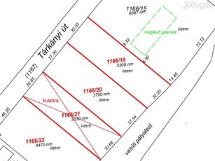 Eger belterületén 4470 m2-es ipari építési terület eladó