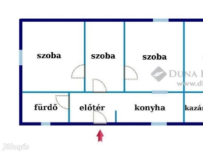 85 nm-es ház eladó Töttös