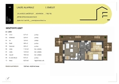 újépítésű, Komárom, ingatlan, lakás, 73 m2, 78.414.000 Ft