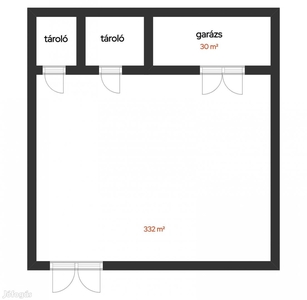 Nagykálló belvárosában 30 nm-es garázs 332nm-es telek területtel eladó - Nagykálló, Szabolcs-Szatmár-Bereg - Garázs