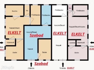 Albertirsa, Szép környezetben, 43 m2-es, földszinti, társasházi lakás