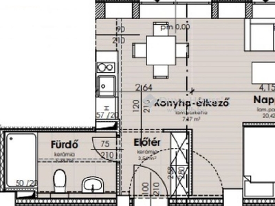 újépítésű, Zamárdi, ingatlan, lakás, 44 m2, 58.950.000 Ft