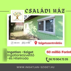 Eladó családi házSzigetszentmiklós