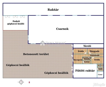 Telephely Győrben az autópálya mellett - Győr, Győr-Moson-Sopron - Iroda, üzlethelyiség, ipari ingatlan