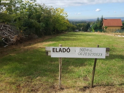 Csömörön,panorámás,összközműves nagy építési telek akár 3 háznak eladó - Csömör, Pest - Telek, föld