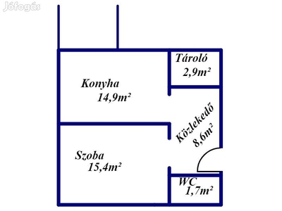 Eladó 43 nm-es ház Szolnok - Szolnok, Jász-Nagykun-Szolnok - Ház