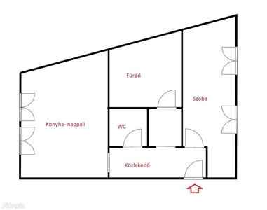 Nyíregyháza, Belváros / társasházi lakás / tégla / 2 szoba / 61 m - Nyíregyháza, Szabolcs-Szatmár-Bereg - Lakás