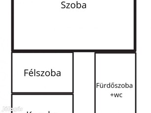 Kazincbarcikán eladó 42m2es lakás